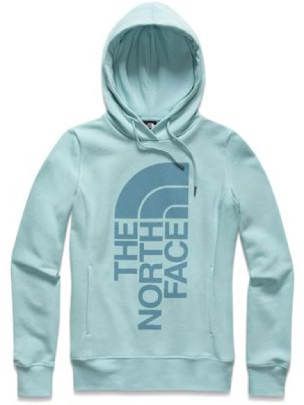 The North Face Sweater Womens Medium Teal Pullover Lightweight Hoodie Cotton